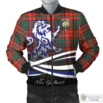 Stewart of Appin Ancient Tartan Bomber Jacket with Alba Gu Brath Regal Lion Emblem