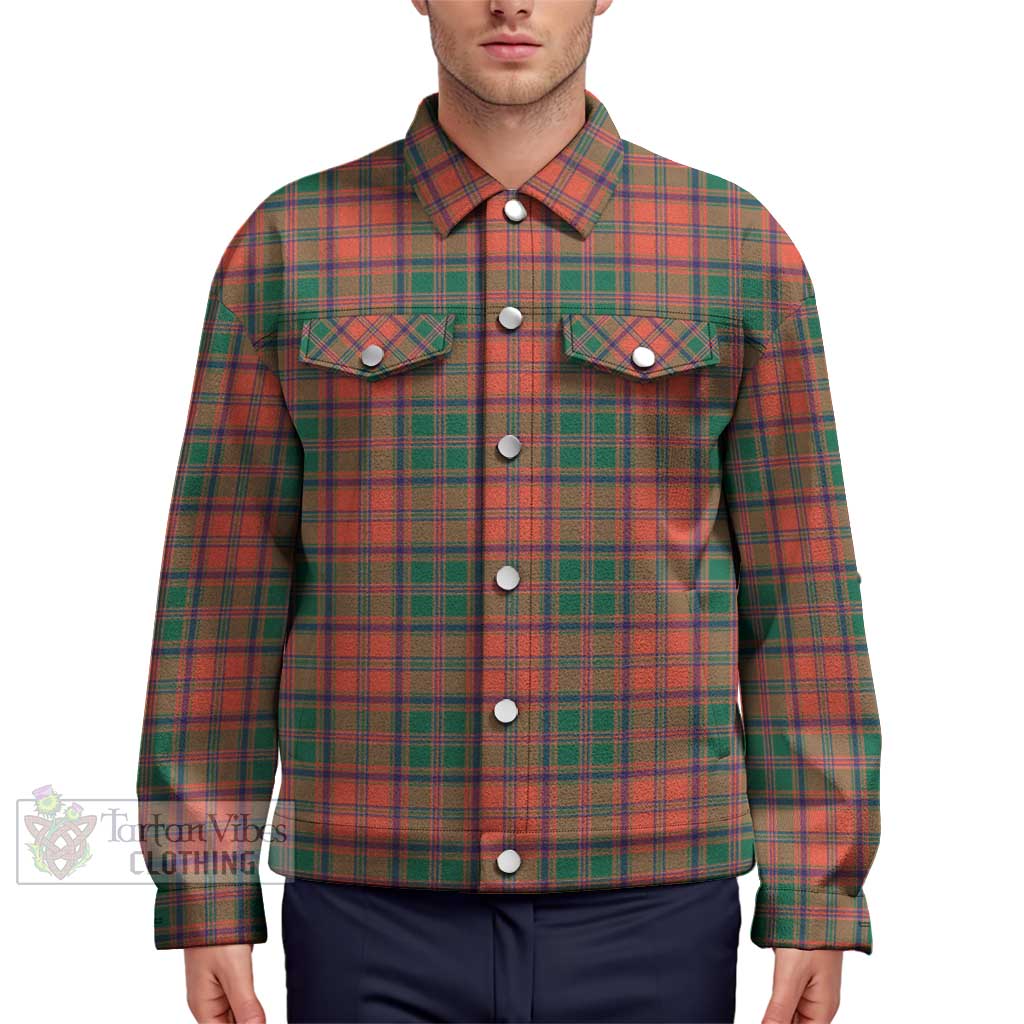 Stewart of Appin Ancient Tartan Unisex Lapel Cotton Jacket Unisex - Tartan Vibes Clothing