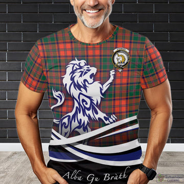 Stewart of Appin Ancient Tartan T-Shirt with Alba Gu Brath Regal Lion Emblem