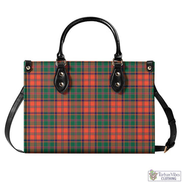 Stewart of Appin Ancient Tartan Luxury Leather Handbags