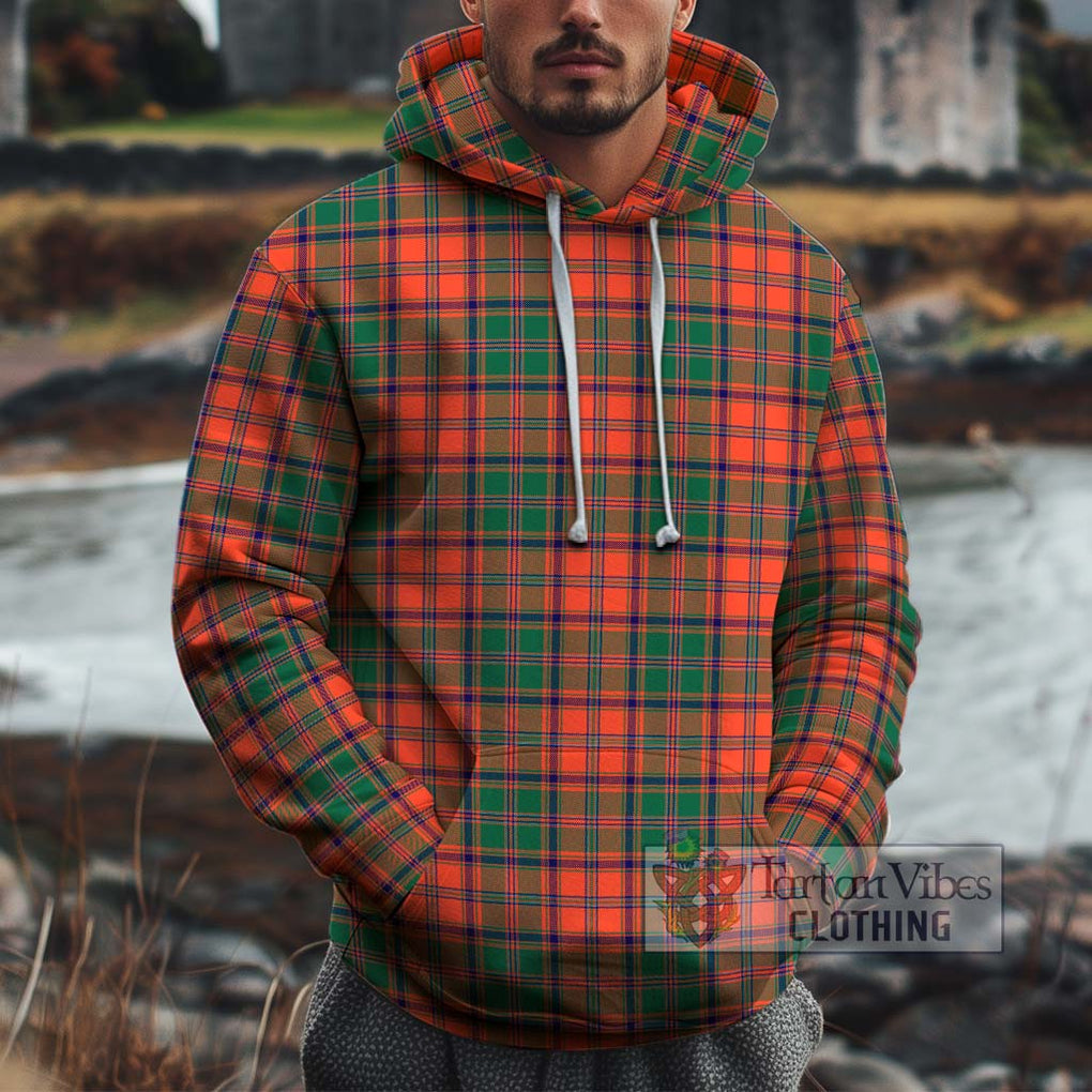 Stewart of Appin Ancient Tartan Cotton Hoodie Pullover Hoodie XS - Tartan Vibes Clothing