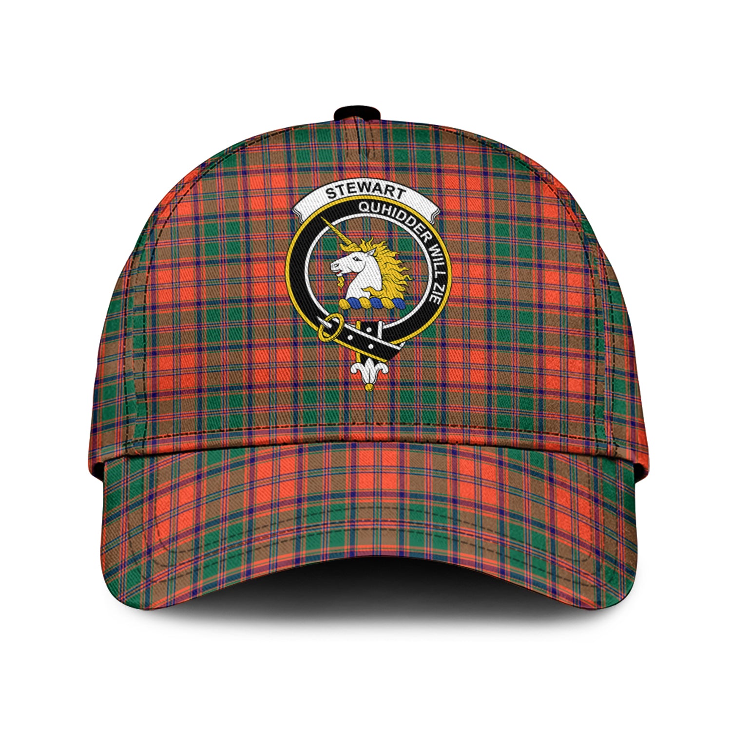 Stewart of Appin Ancient Tartan Classic Cap with Family Crest Classic Cap Universal Fit - Tartan Vibes Clothing