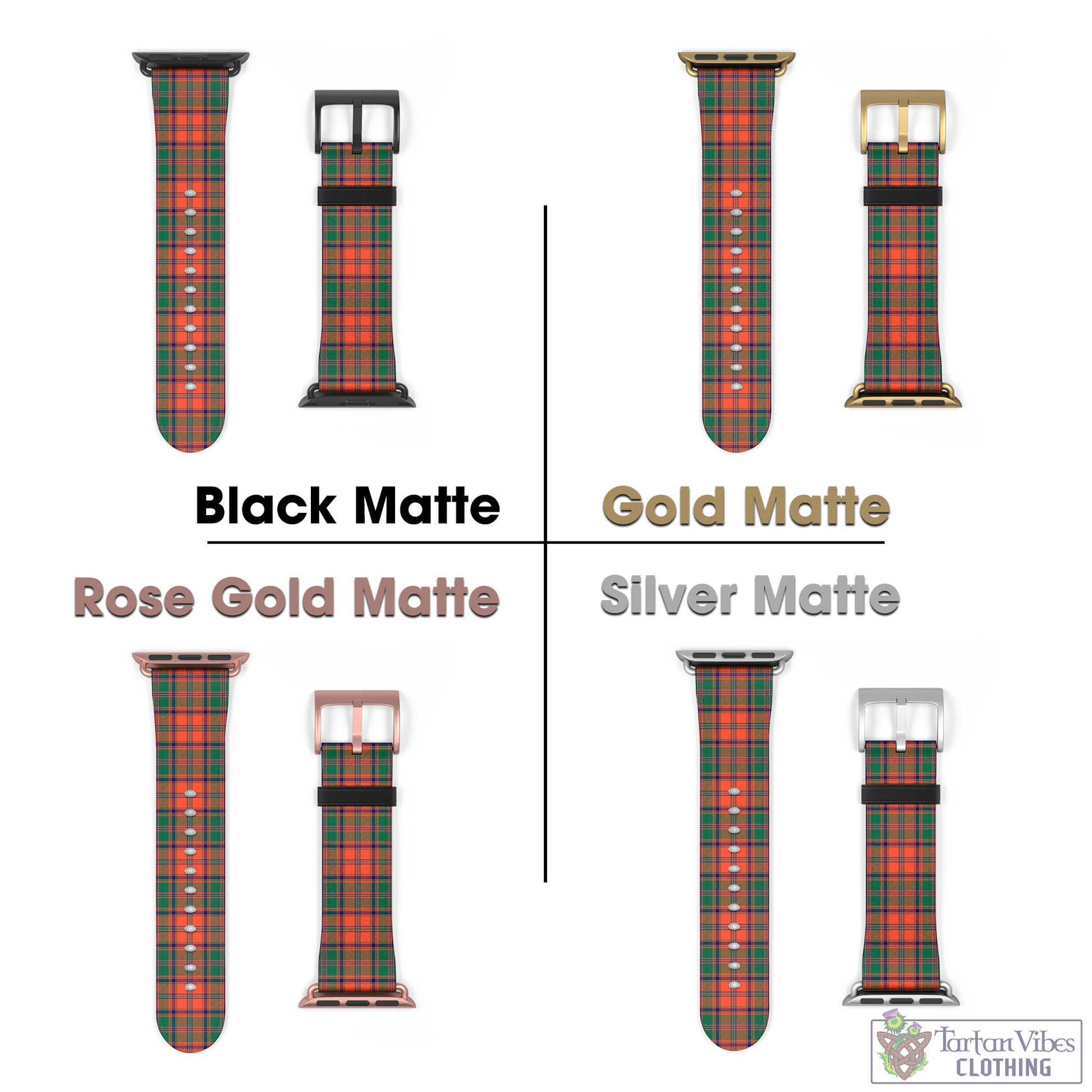 Tartan Vibes Clothing Stewart of Appin Ancient Tartan Watch Band