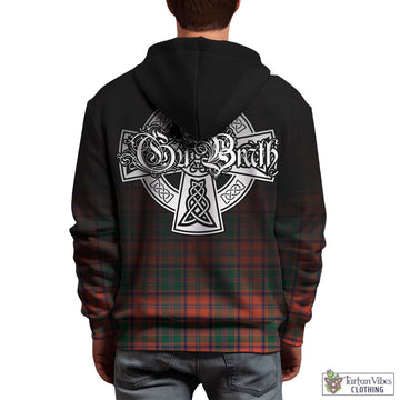 Stewart of Appin Ancient Tartan Hoodie Featuring Alba Gu Brath Family Crest Celtic Inspired