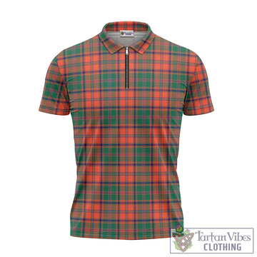 Stewart of Appin Ancient Tartan Zipper Polo Shirt