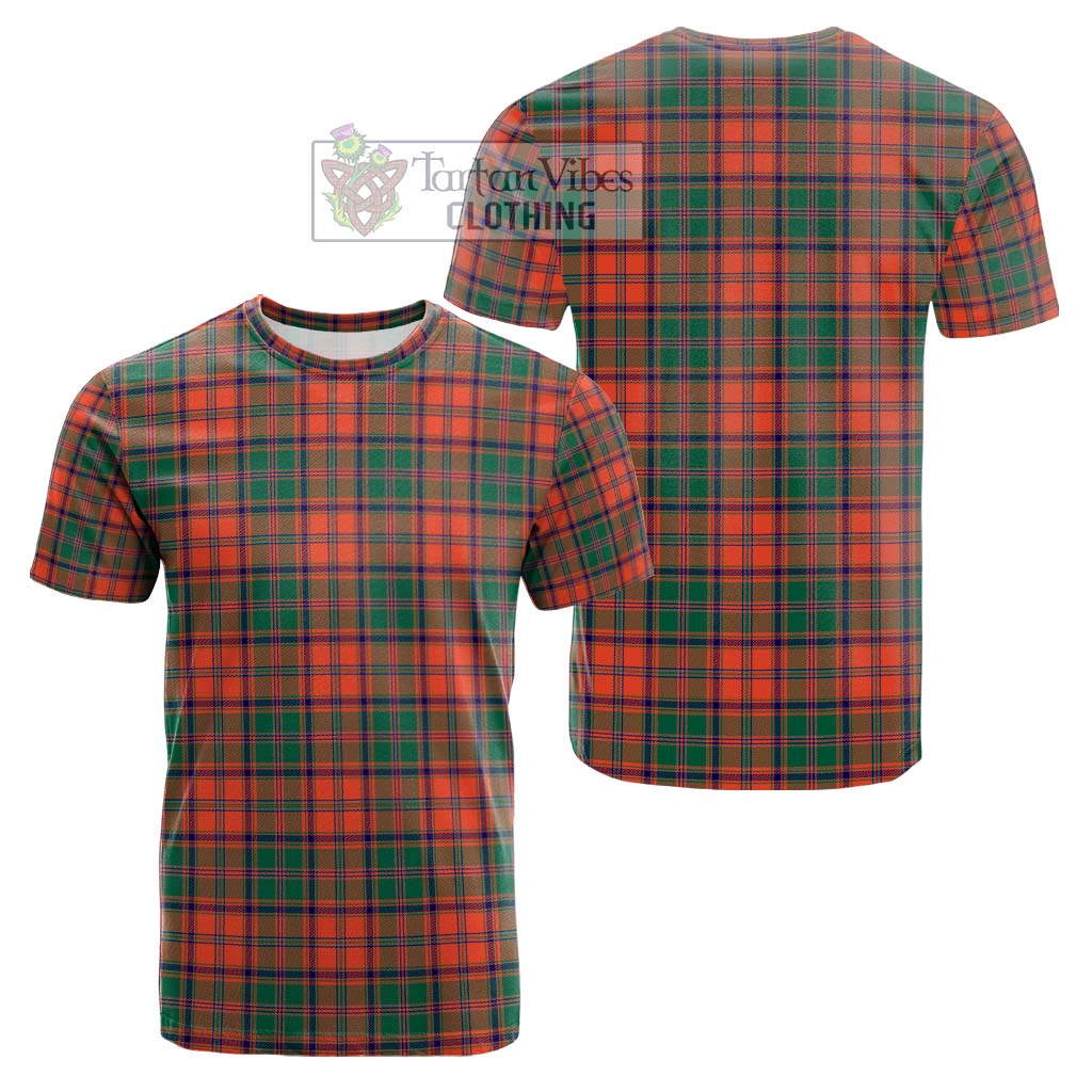 Stewart of Appin Ancient Tartan Cotton T-Shirt Kid's Shirt - Tartanvibesclothing Shop