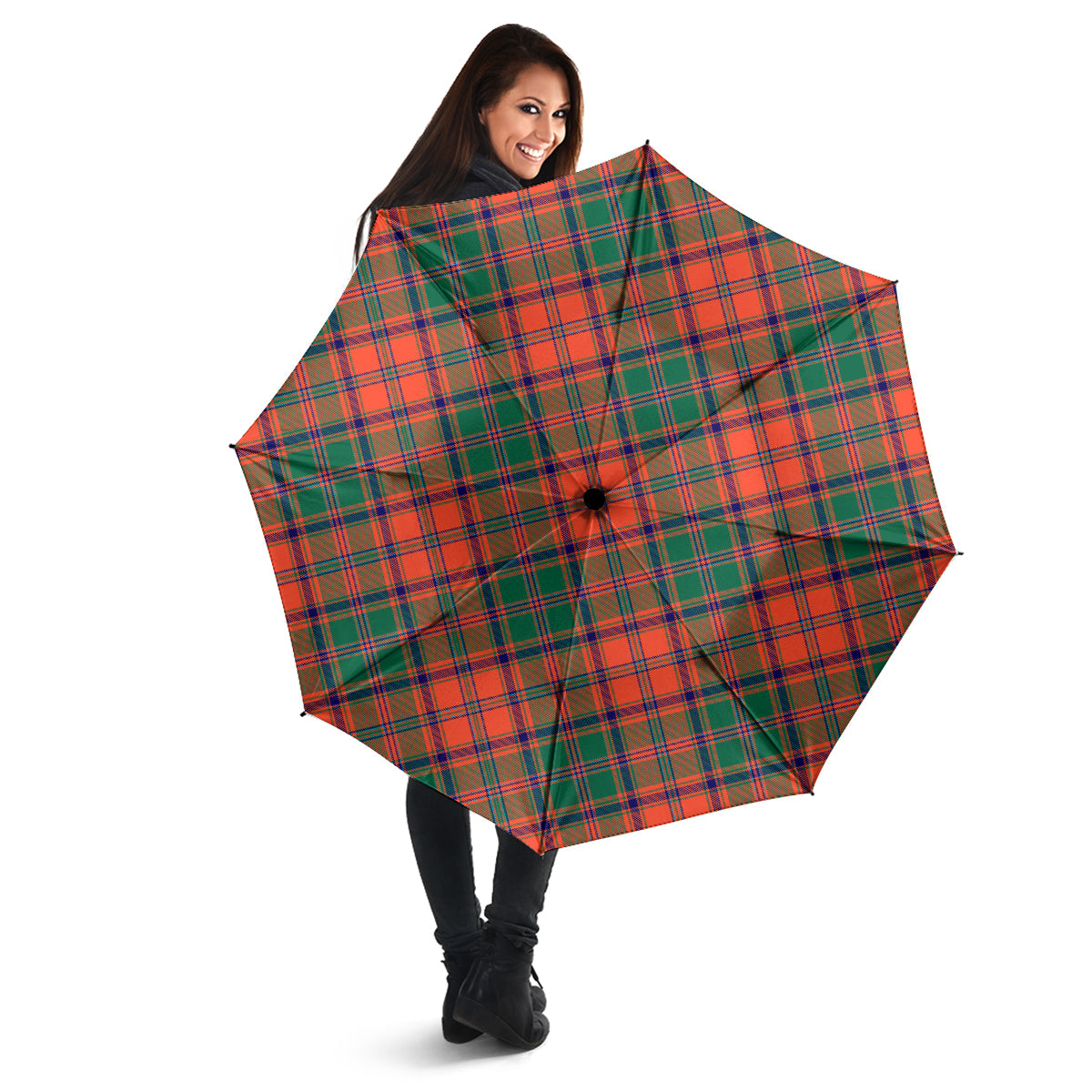 Stewart of Appin Ancient Tartan Umbrella - Tartanvibesclothing