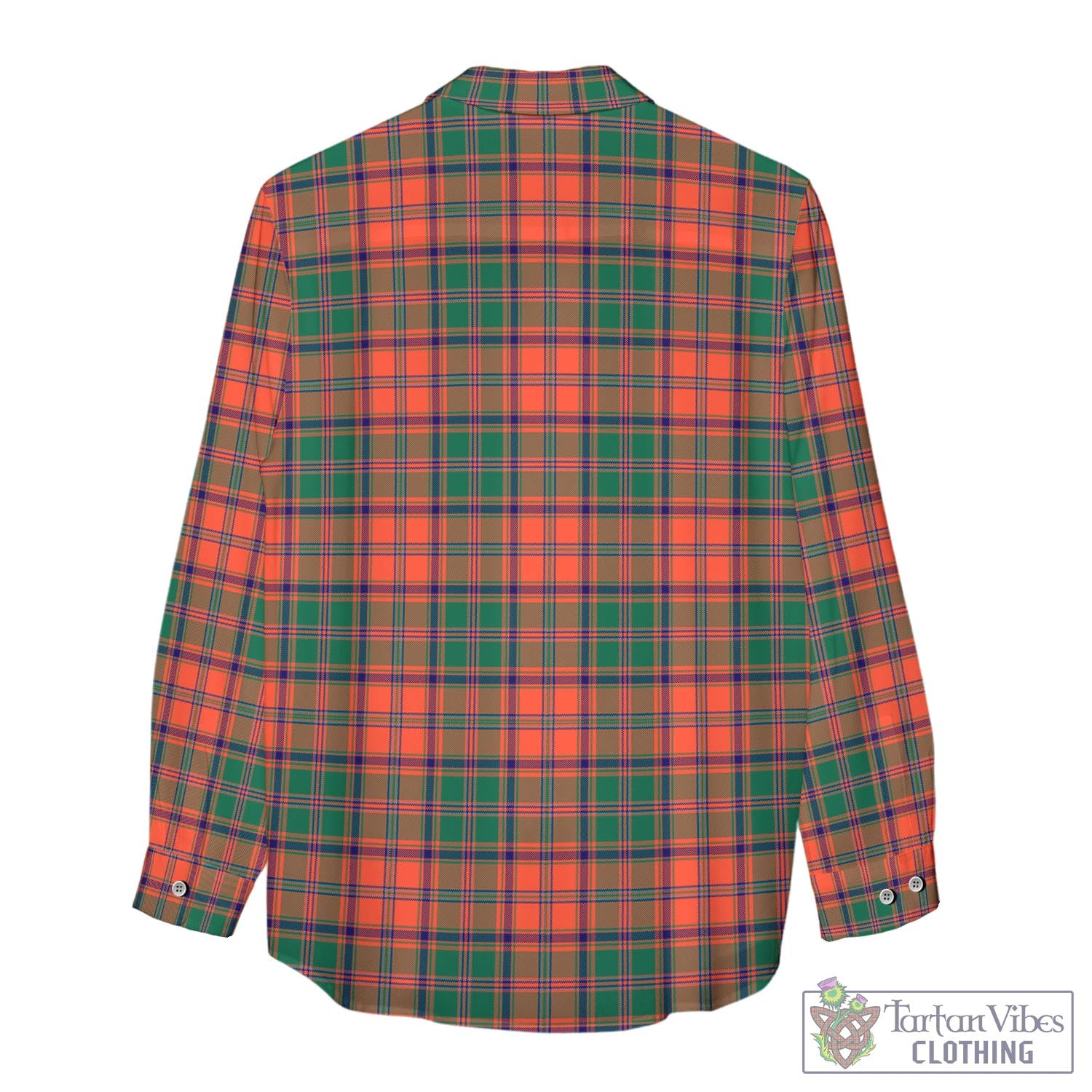 Tartan Vibes Clothing Stewart of Appin Ancient Tartan Womens Casual Shirt with Family Crest