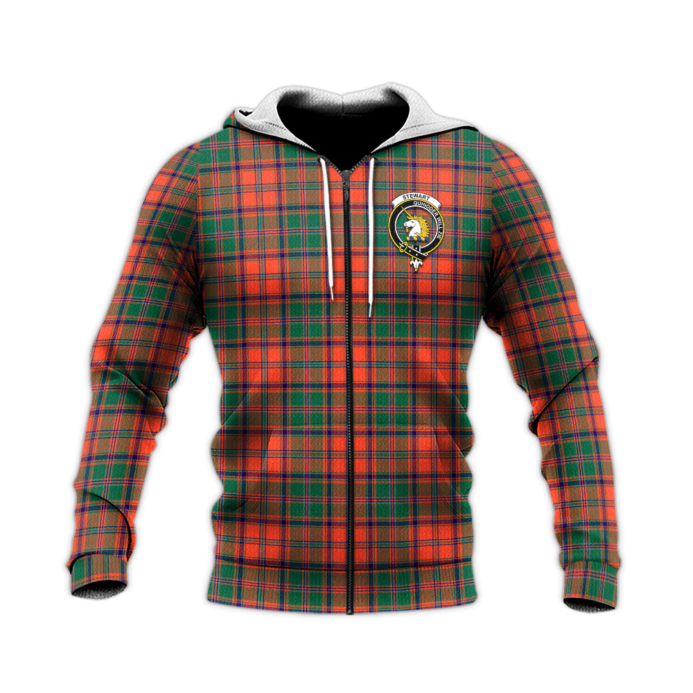 stewart-of-appin-ancient-tartan-knitted-hoodie-with-family-crest