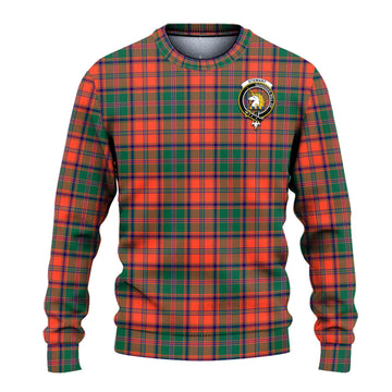 Stewart of Appin Ancient Tartan Ugly Sweater with Family Crest