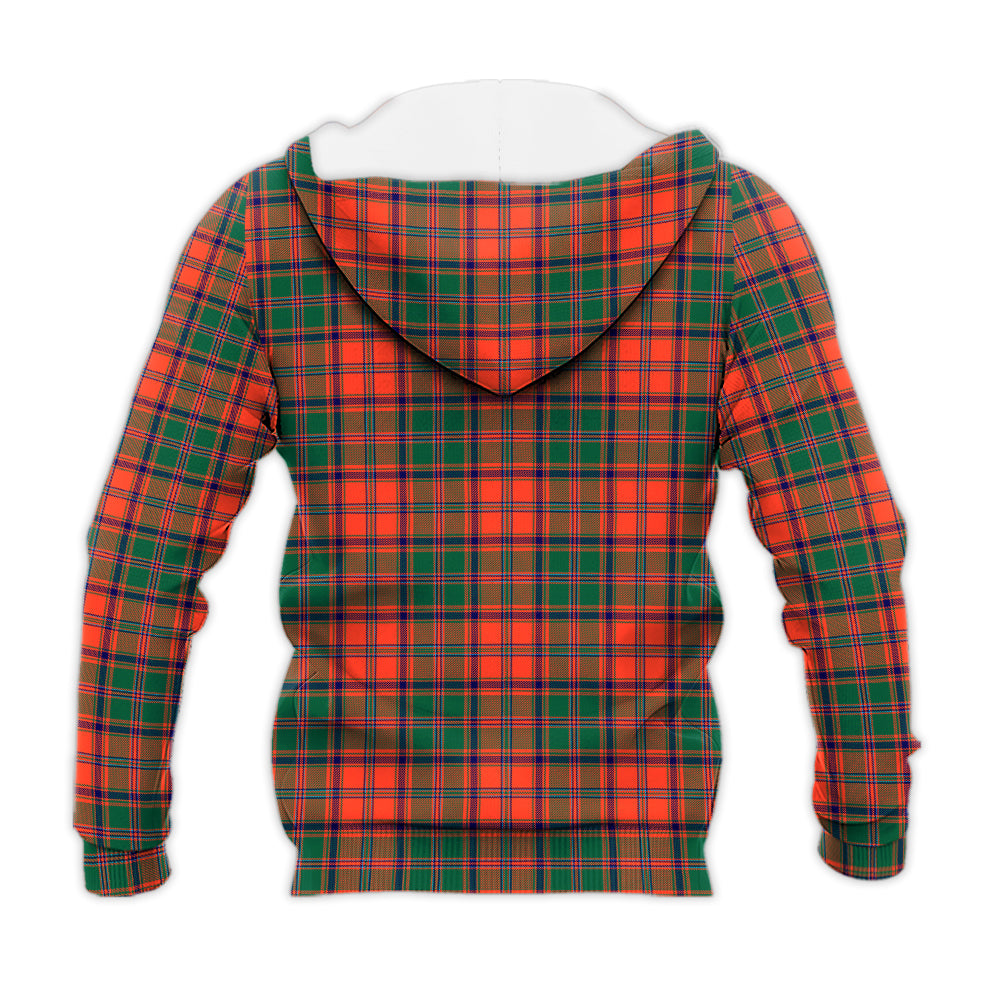 stewart-of-appin-ancient-tartan-knitted-hoodie-with-family-crest