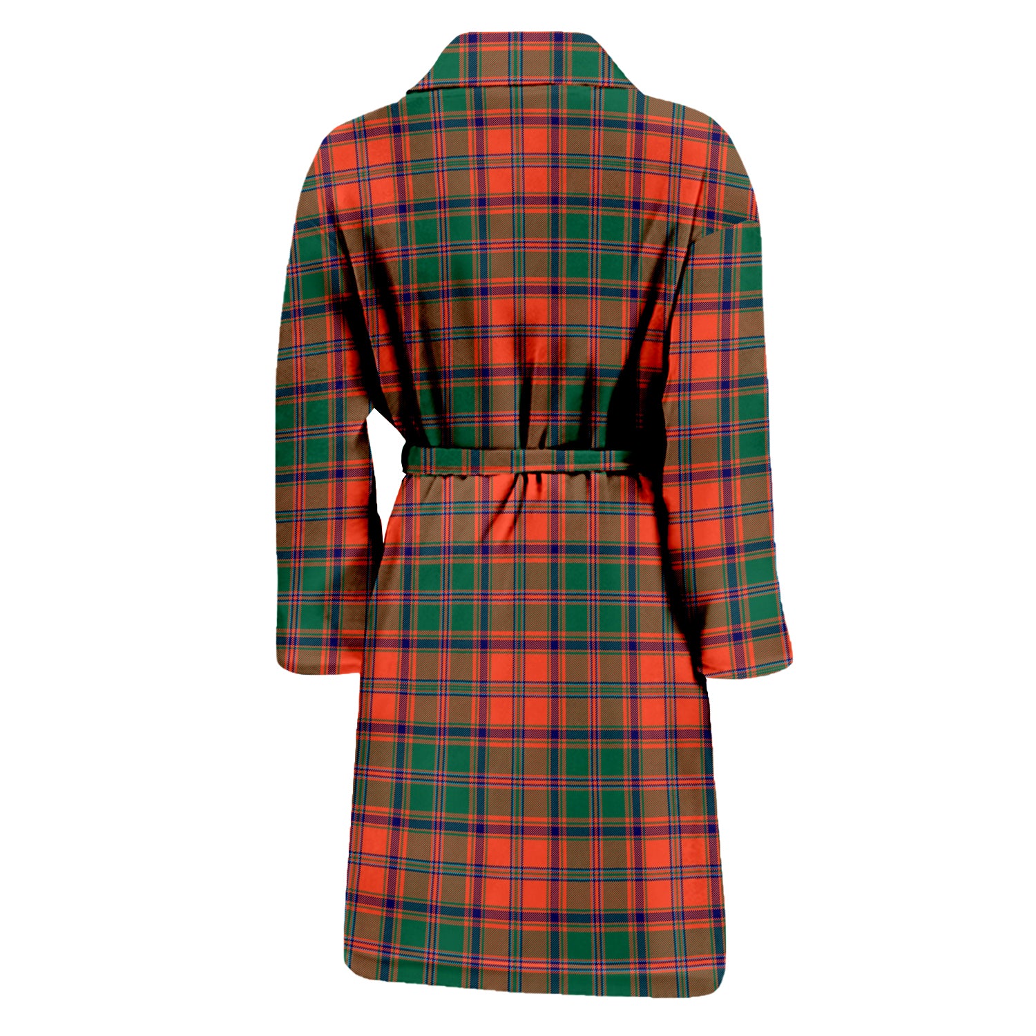 Stewart of Appin Ancient Tartan Bathrobe with Family Crest - Tartan Vibes Clothing