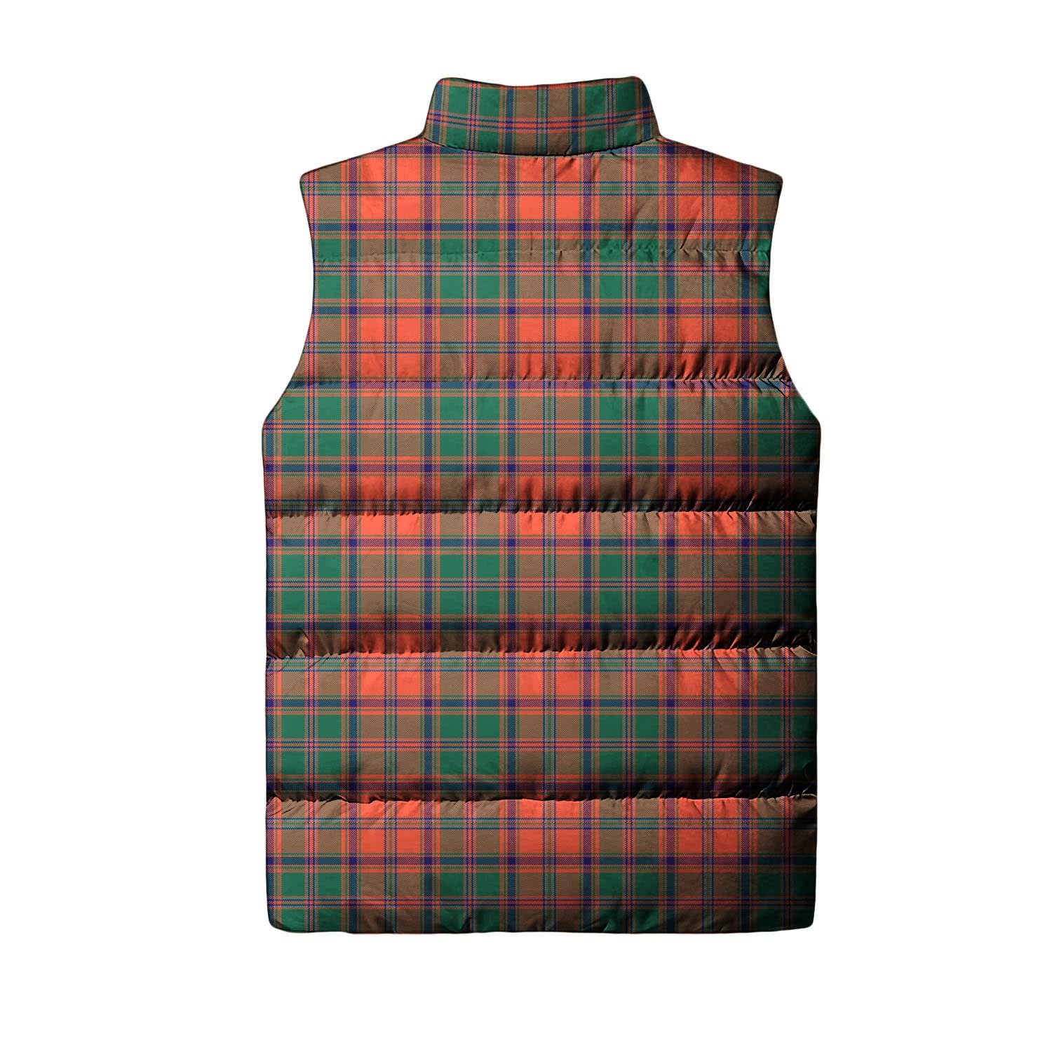 Stewart of Appin Ancient Tartan Sleeveless Puffer Jacket with Family Crest - Tartanvibesclothing