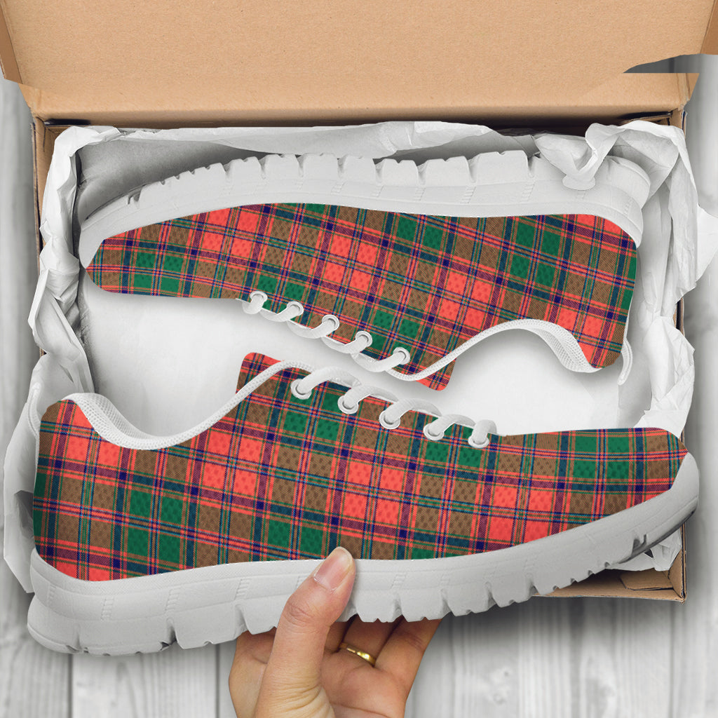 Stewart of Appin Ancient Tartan Sneakers - Tartan Vibes Clothing