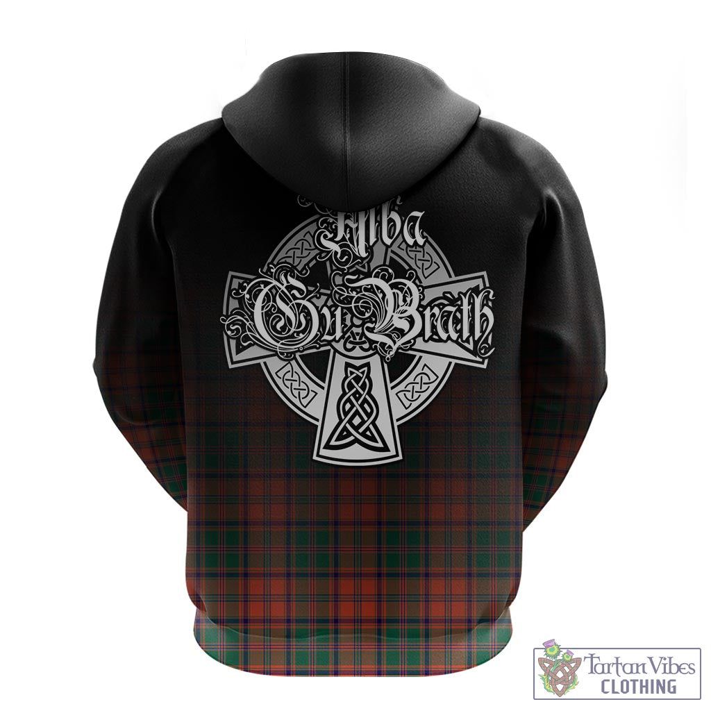 Tartan Vibes Clothing Stewart of Appin Ancient Tartan Hoodie Featuring Alba Gu Brath Family Crest Celtic Inspired