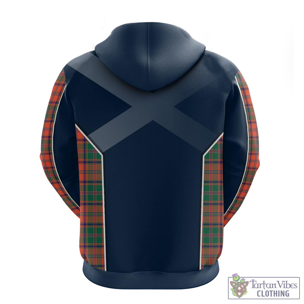 Tartan Vibes Clothing Stewart of Appin Ancient Tartan Hoodie with Family Crest and Lion Rampant Vibes Sport Style