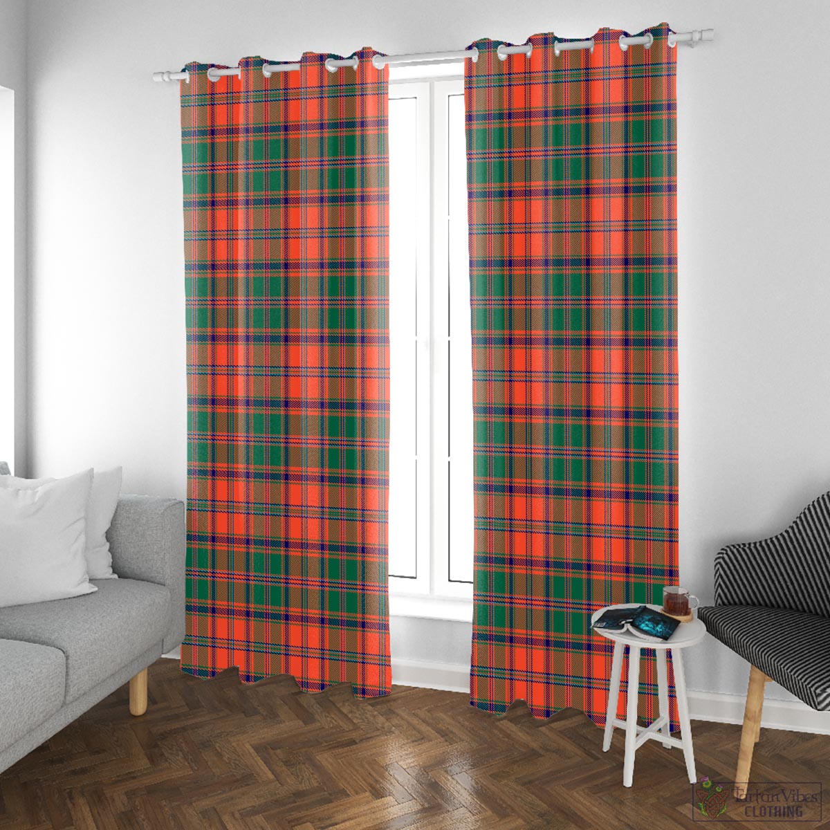 Stewart of Appin Ancient Tartan Window Curtain