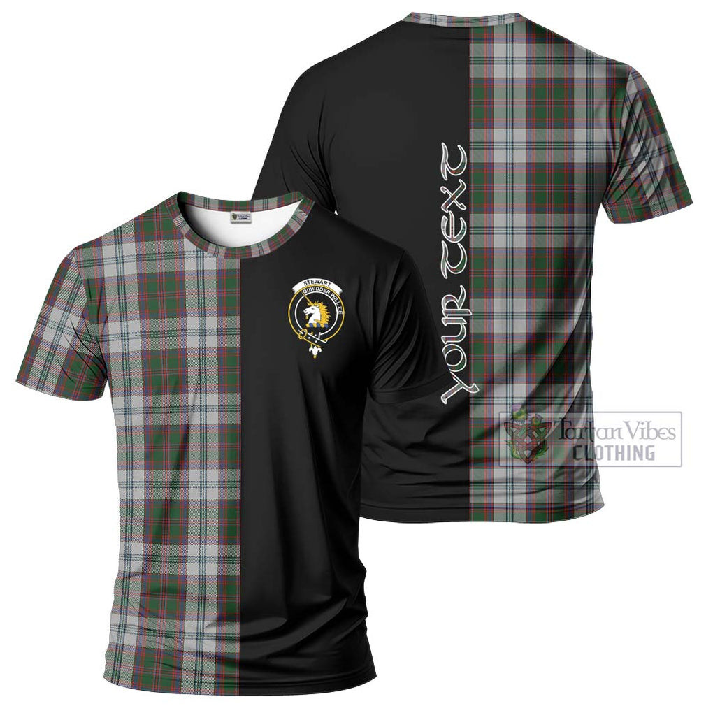 Stewart of Appin Dress Tartan T-Shirt with Family Crest and Half Of Me Style Kid's Shirt - Tartanvibesclothing Shop