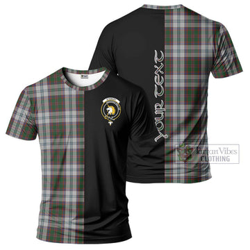 Stewart of Appin Dress Tartan T-Shirt with Family Crest and Half Of Me Style