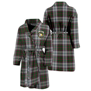 Stewart of Appin Dress Tartan Bathrobe with Family Crest