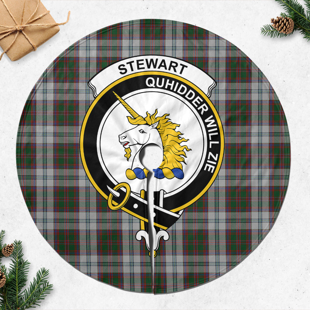 stewart-of-appin-dress-tartan-christmas-tree-skirt-with-family-crest