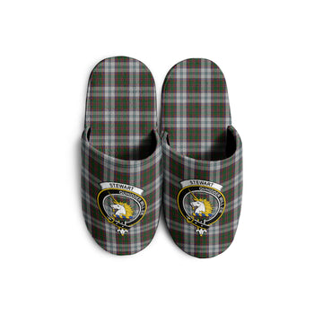 Stewart of Appin Dress Tartan Home Slippers with Family Crest