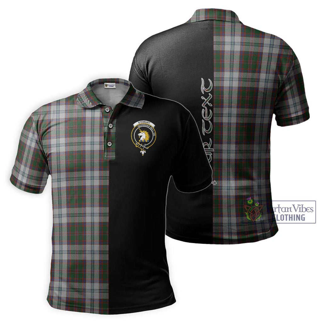 Stewart of Appin Dress Tartan Polo Shirt with Family Crest and Half Of Me Style Kid - Tartanvibesclothing Shop