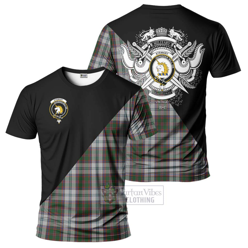 Stewart of Appin Dress Tartan T-Shirt with Family Crest and Military Logo Style Kid's Shirt - Tartanvibesclothing Shop