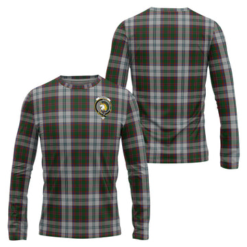 Stewart of Appin Dress Tartan Long Sleeve T-Shirt with Family Crest