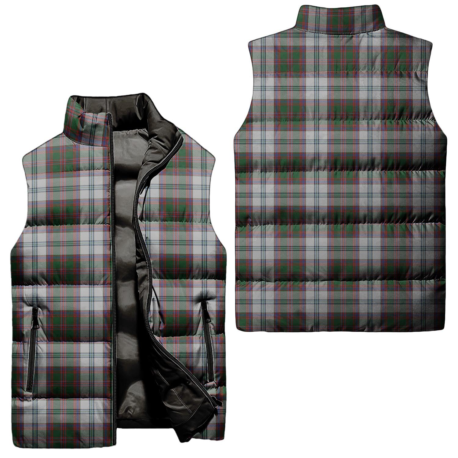 Stewart of Appin Dress Tartan Sleeveless Puffer Jacket Unisex - Tartanvibesclothing