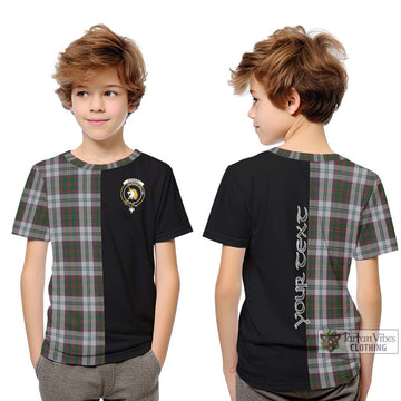 Stewart of Appin Dress Tartan Kid T-Shirt with Family Crest and Half Of Me Style