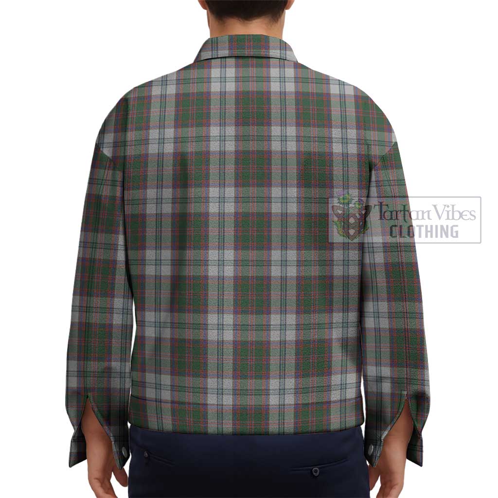 Stewart of Appin Dress Tartan Unisex Lapel Cotton Jacket - Tartan Vibes Clothing