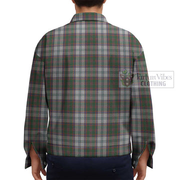 Stewart of Appin Dress Tartan Unisex Lapel Cotton Jacket