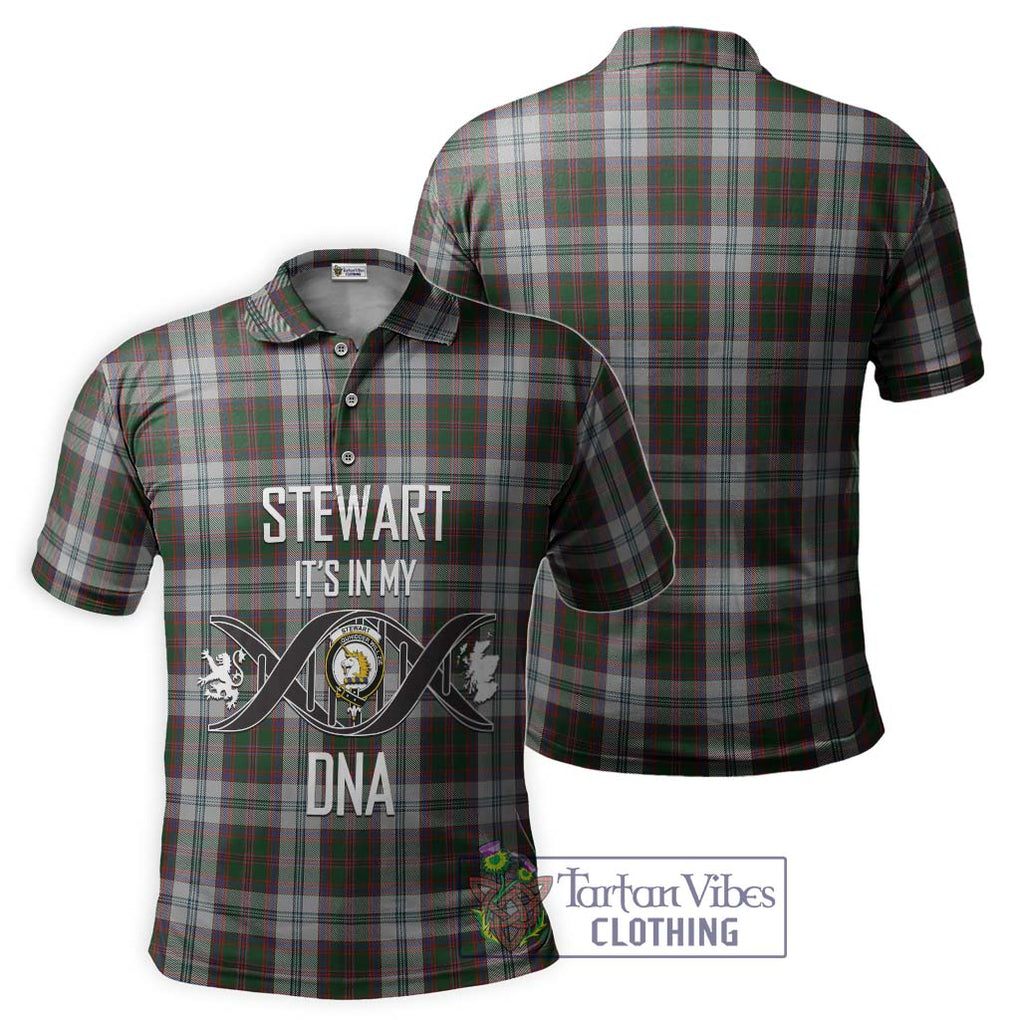 Stewart of Appin Dress Tartan Polo Shirt with Family Crest DNA In Me Style - Tartanvibesclothing Shop