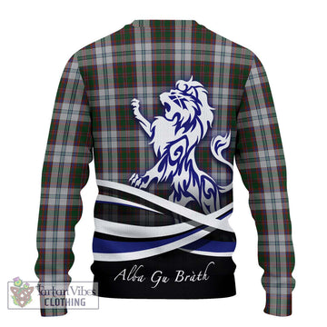 Stewart of Appin Dress Tartan Ugly Sweater with Alba Gu Brath Regal Lion Emblem