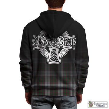 Stewart of Appin Dress Tartan Hoodie Featuring Alba Gu Brath Family Crest Celtic Inspired