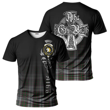 Stewart of Appin Dress Tartan T-Shirt Featuring Alba Gu Brath Family Crest Celtic Inspired