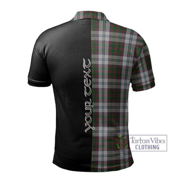 Stewart of Appin Dress Tartan Polo Shirt with Family Crest and Half Of Me Style