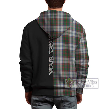 Stewart of Appin Dress Tartan Hoodie with Family Crest and Half Of Me Style