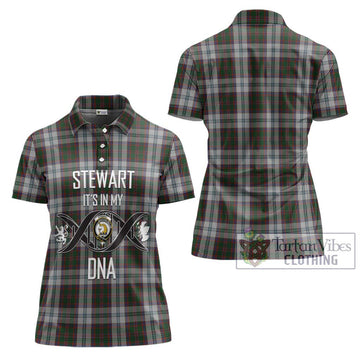 Stewart of Appin Dress Tartan Women's Polo Shirt with Family Crest DNA In Me Style