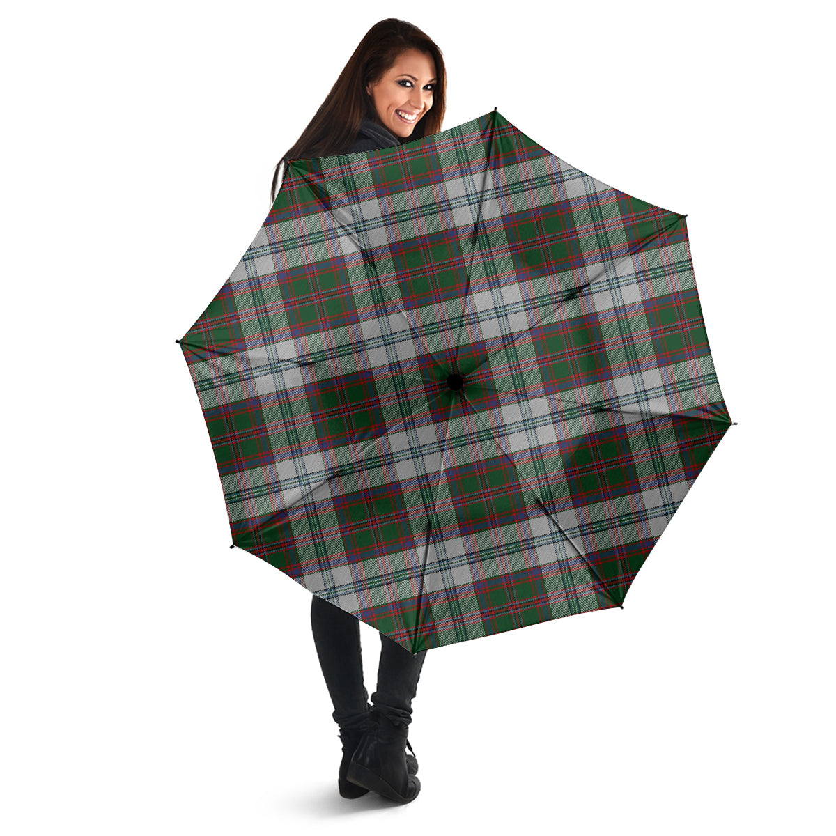 Stewart of Appin Dress Tartan Umbrella - Tartanvibesclothing