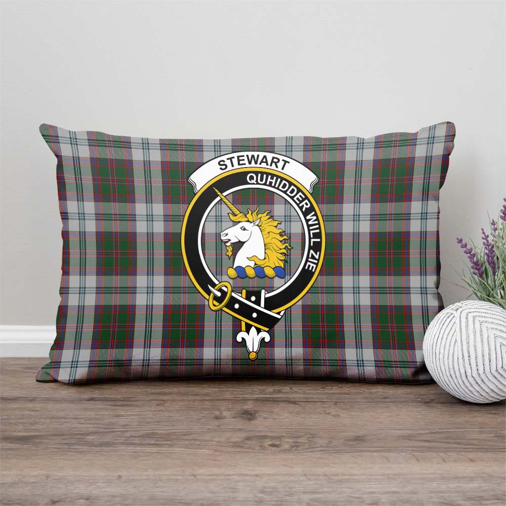 Stewart of Appin Dress Tartan Pillow Cover with Family Crest Rectangle Pillow Cover - Tartanvibesclothing