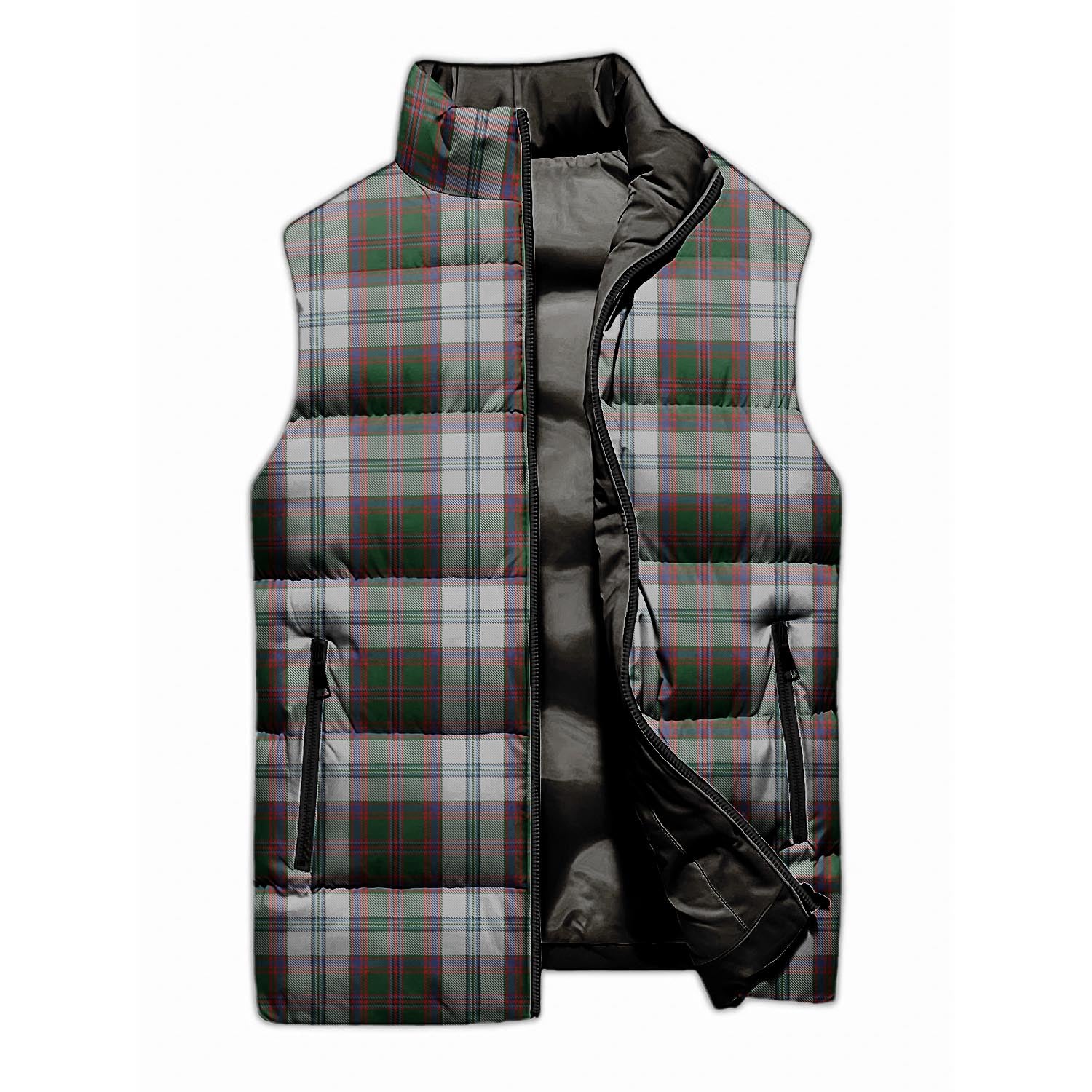 Stewart of Appin Dress Tartan Sleeveless Puffer Jacket - Tartanvibesclothing