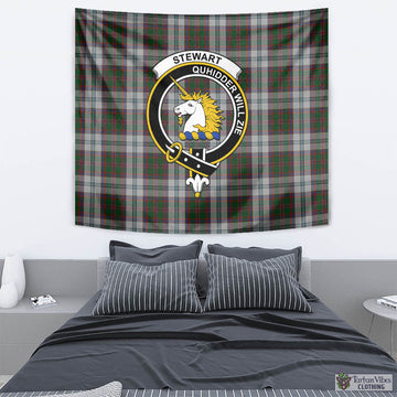 Stewart of Appin Dress Tartan Tapestry Wall Hanging and Home Decor for Room with Family Crest