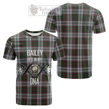 Stewart of Appin Dress Tartan Cotton T-shirt with Family Crest DNA In Me Style