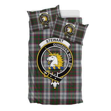 Stewart of Appin Dress Tartan Bedding Set with Family Crest