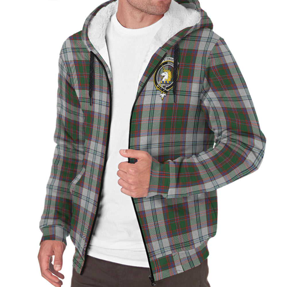 stewart-of-appin-dress-tartan-sherpa-hoodie-with-family-crest