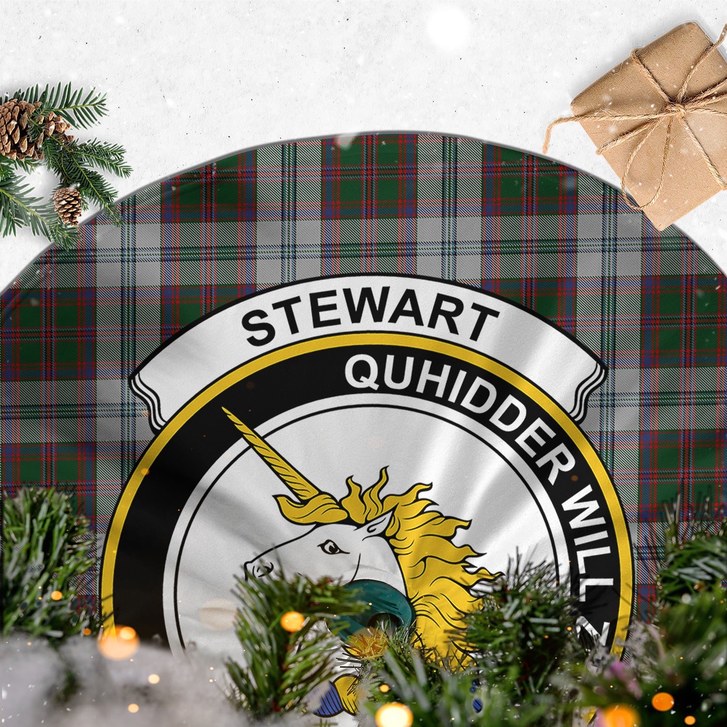 stewart-of-appin-dress-tartan-christmas-tree-skirt-with-family-crest