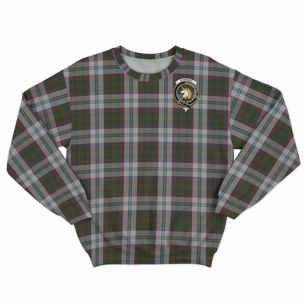 Stewart of Appin Dress Tartan Sweatshirt with Family Crest - Tartan Vibes Clothing