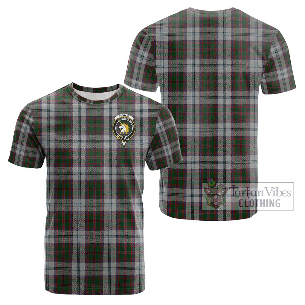 Stewart of Appin Dress Tartan Cotton T-Shirt with Family Crest Kid's Shirt - Tartanvibesclothing Shop